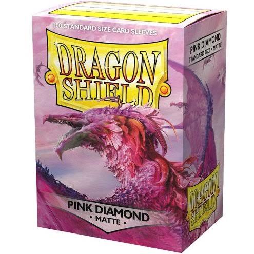 Dragon Shield: 100 Micas Tamaño Standard Matte Pink Diamond