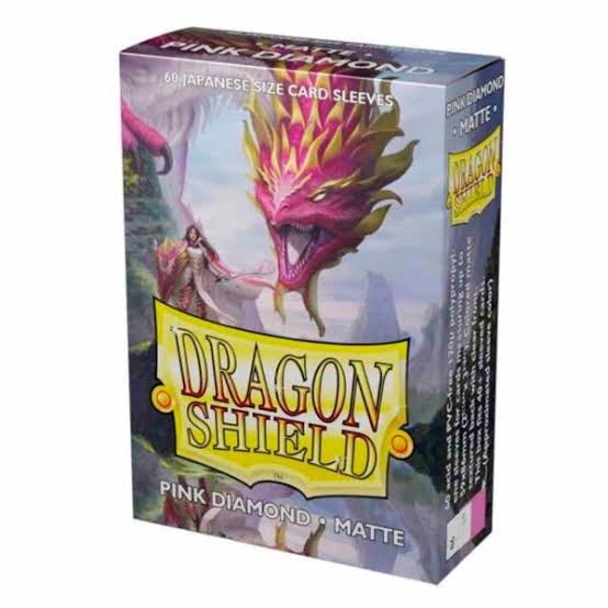 Dragon Shield: 60 Micas Tamaño Small Pink Diamond Matte