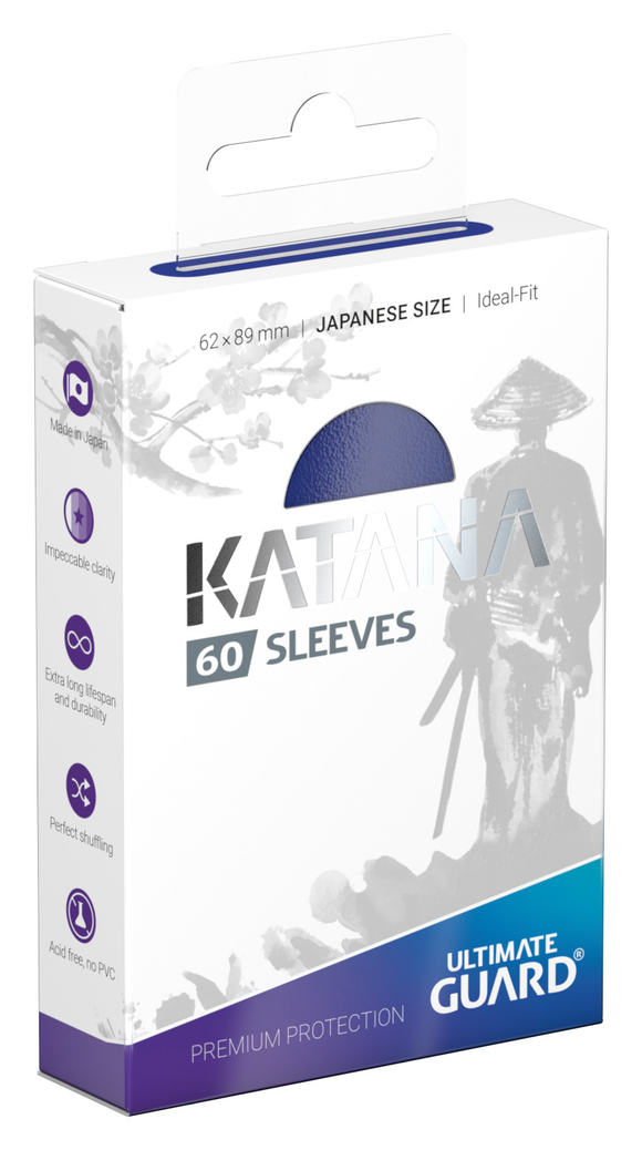 Ultimate Guard: Katana 60 Sleeves Japanese Blue