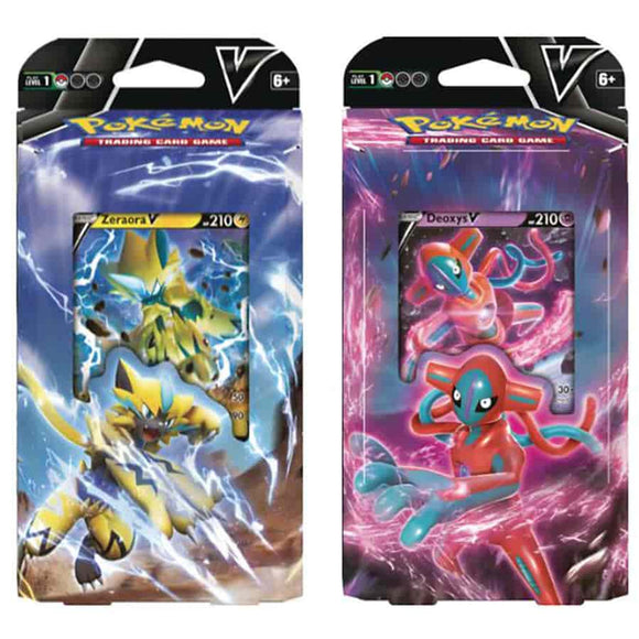 Pokémon TCG: Zeraora V vs Deoxys V Battle Deck INGLÉS